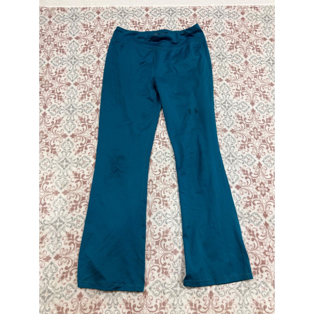 Athletic Works Teal Blue Bootcut Yoga Pants XXL 18 Activewear Leggings